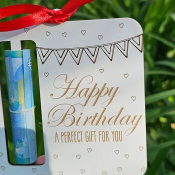 Intra απο ξύλο plywood 3mm-4mm πάχος Holder γενεθλίων Δίασταση 15x15 cm INTRAFABR-120970781 - Image 8