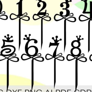 Intra απο ξύλο plywood 3mm-4mm πάχος τούρτας Numbers Birthday Numbers Topper Δίασταση 15×15 cm INTRAFABR-33205585