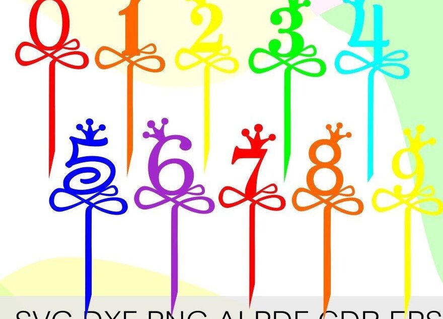 Intra απο ξύλο plywood 3mm-4mm πάχος τούρτας Numbers Birthday Numbers Topper Δίασταση 15x15 cm INTRAFABR-33205585 - Image 2