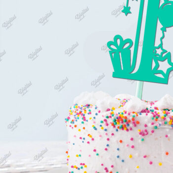 Intra απο ξύλο plywood 3mm-4mm πάχος Αριθμοί γενεθλίων  Δίασταση 15x15 cm INTRAFABR-85282632 - Image 3