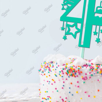 Intra απο ξύλο plywood 3mm-4mm πάχος Αριθμοί γενεθλίων  Δίασταση 15x15 cm INTRAFABR-85282632 - Image 6