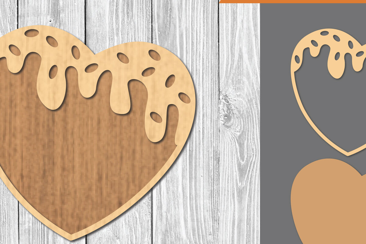 Intra απο ξύλο plywood 3mm-4mm πάχος Μπισκότο Σοκολατένιο Διακόσμηση κοπής με λέιζερ Δίασταση 15x15 cm INTRAFABR-109510290