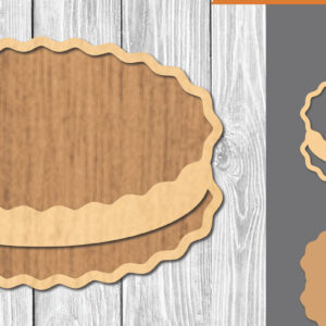 Intra απο ξύλο plywood 3mm-4mm πάχος Μπισκότο Σοκολατένιο Διακόσμηση κοπής με λέιζερ Δίασταση 15x15 cm INTRAFABR-109509604