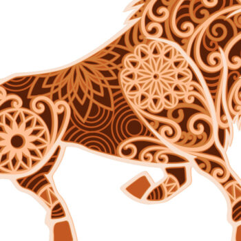 Intra απο ξύλο plywood 3mm-4mm πάχος κοπής με λέιζερ Bison, Buffalo Multilayer Δίασταση 30x30 cm INTRAFABR-13221869 - Image 6