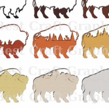 Intra απο ξύλο plywood 3mm-4mm πάχος Bison Camping Scene 9layer Δίασταση 30x30 cm INTRAFABR-120619588 - Image 5