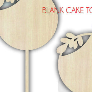 Intra απο ξύλο plywood 3mm-4mm πάχος Κενό Cake Topper Δίασταση 20x30 cm INTRAFABR-89206136