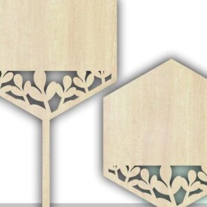 Intra απο ξύλο plywood 3mm-4mm πάχος Blank Shape Cake Topper , Κενό πλαίσιο Δίασταση 20x30 cm INTRAFABR-31157453