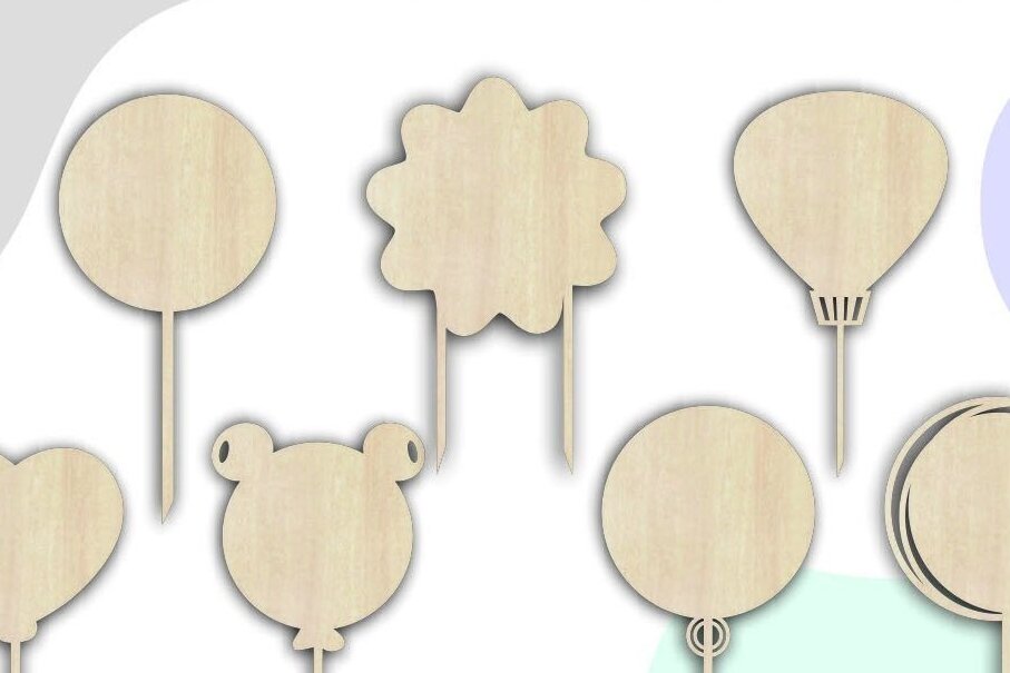 Intra απο ξύλο plywood 3mm-4mm πάχος Blank Shape Cake Topper Δίασταση 20x30 cm INTRAFABR-31215594 - Image 1