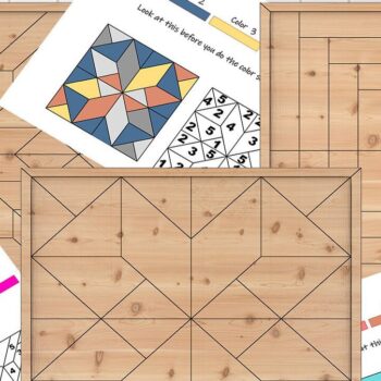 Intra απο ξύλο plywood 3mm-4mm πάχος Σχέδια παπλωμάτων κουβέρτας για μηχανή λέιζερ Δίασταση 15x15 cm INTRAFABR-37056775 - Image 2