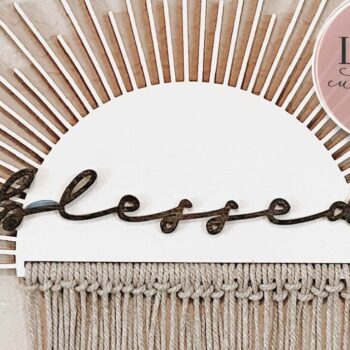 Intra απο ξύλο plywood 3mm-4mm πάχος Ευλογημένος Macrame Δίασταση 30x20 cm INTRAFABR-74751374 - Image 6