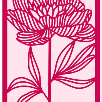 Intra απο ξύλο plywood 3mm-4mm πάχος αποκοπής Card Bloom and Grow Δίασταση 7x5 cm INTRAFABR-11990077 - Image 1