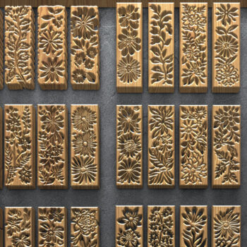 Intra απο ξύλο plywood 3mm-4mm πάχος Bloom Burst Floral Panel Δίασταση 3200x7200 cm INTRAFABR-124923159 - Image 1