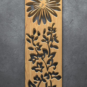 Intra απο ξύλο plywood 3mm-4mm πάχος Bloom Burst Floral Panel Δίασταση 3200x7200 cm INTRAFABR-124923159 - Image 4