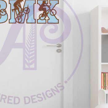 Intra απο ξύλο plywood 3mm-4mm πάχος BMX Silhouette Letters Alphabet X 50 Δίασταση 5x5 cm INTRAFABR-90216484 - Image 3