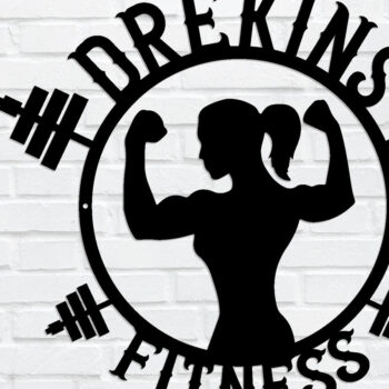 Intra απο ξύλο plywood 3mm-4mm πάχος Bodybuilding μεταλλική επιγραφή τοίχου, λέιζερ Δίασταση 40x40 cm INTRAFABR-88137445 - Image 1