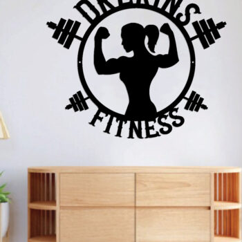 Intra απο ξύλο plywood 3mm-4mm πάχος Bodybuilding μεταλλική επιγραφή τοίχου, λέιζερ Δίασταση 40x40 cm INTRAFABR-88137445 - Image 3