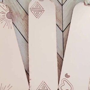 Intra απο ξύλο plywood 3mm-4mm πάχος Boho Bookmarks Δίασταση 15x15 cm INTRAFABR-71614142