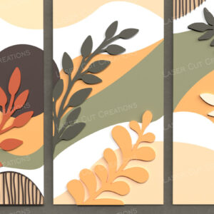 Intra απο ξύλο plywood 3mm-4mm πάχος Boho Botanical Wall Art Δίασταση 40x40 cm INTRAFABR-125219504