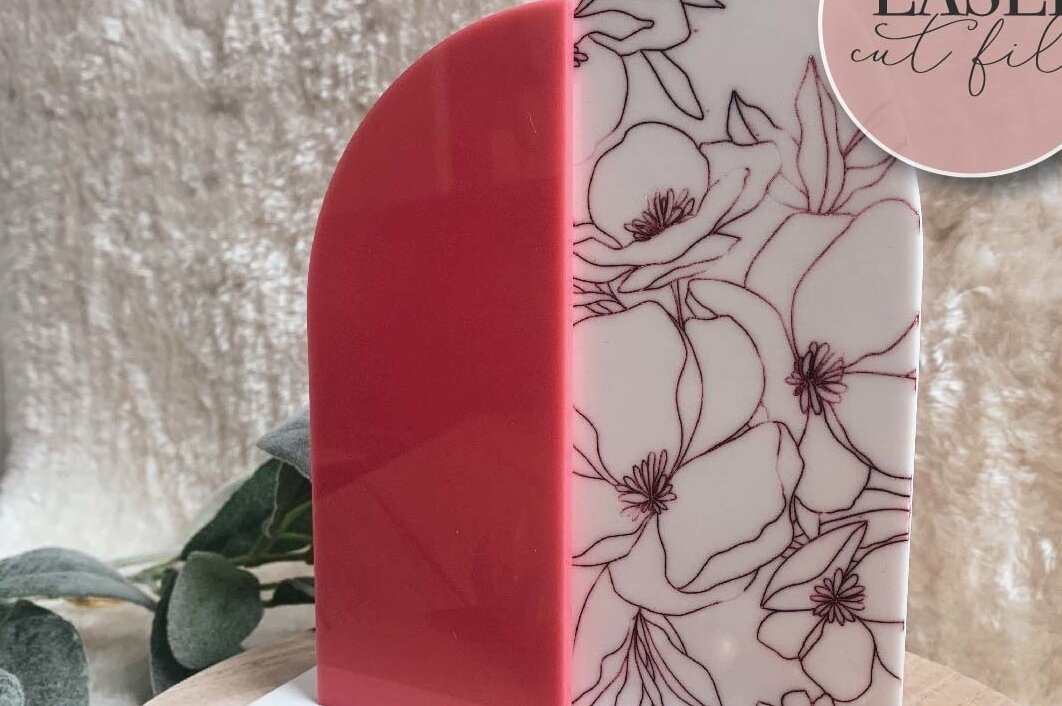 Intra απο ξύλο plywood 3mm-4mm πάχος Boho Double Arch Floral Stand Δίασταση 15x15 cm INTRAFABR-70532667