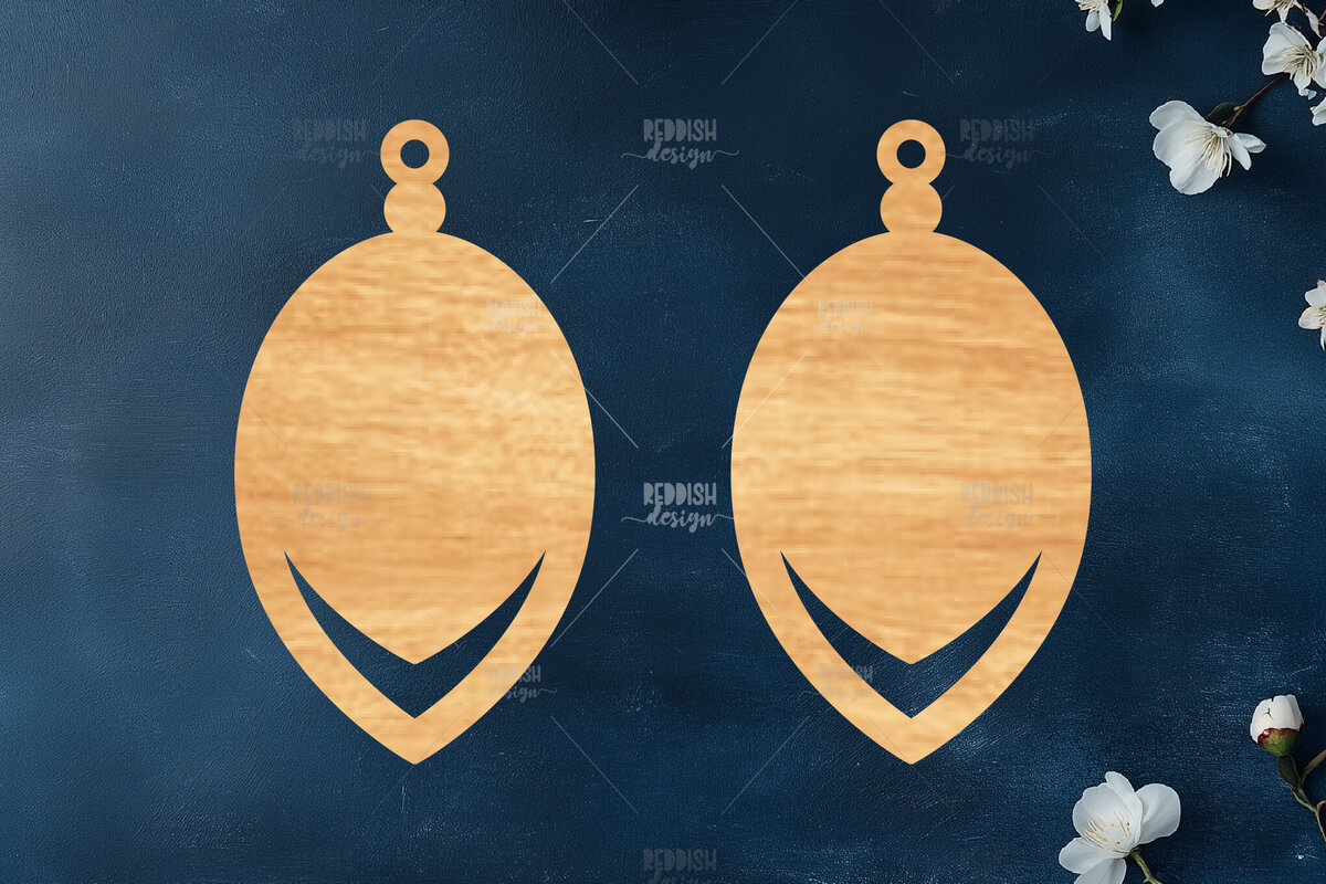 Intra απο ξύλο plywood 3mm-4mm πάχος Σκουλαρίκια Boho Δίασταση 3x3 cm INTRAFABR-119113272