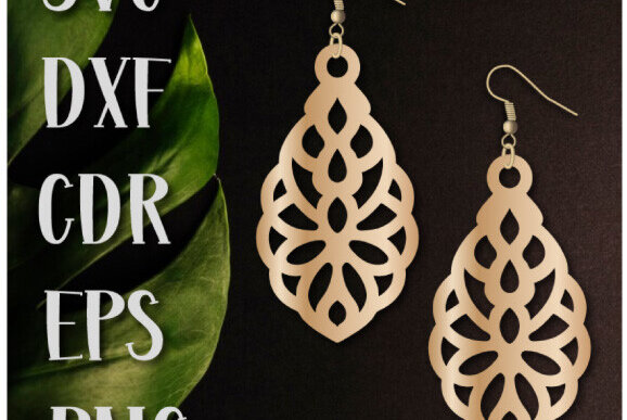 Intra απο ξύλο plywood 3mm-4mm πάχος Σκουλαρίκια Boho , Πρότυπο κοπής με λέιζερ. Δίασταση 60x60 cm INTRAFABR-98344290