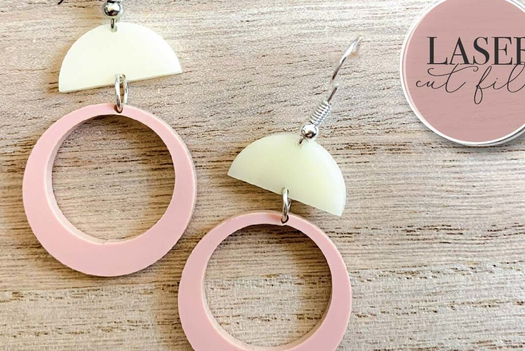 Intra απο ξύλο plywood 3mm-4mm πάχος Σκουλαρίκια λέιζερ Boho Δίασταση 3x3 cm INTRAFABR-73210442 - Image 2
