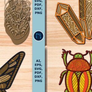 Intra απο ξύλο plywood 3mm-4mm πάχος πολλαπλών στρώσεων BOHO Δίασταση 15x15 cm INTRAFABR-75328725