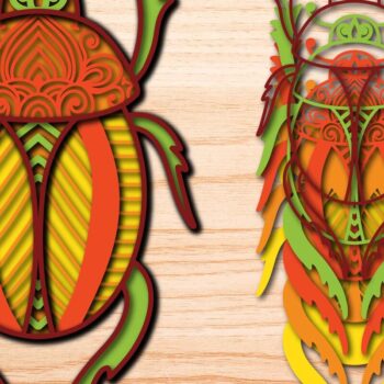 Intra απο ξύλο plywood 3mm-4mm πάχος πολλαπλών στρώσεων BOHO Δίασταση 15x15 cm INTRAFABR-75328725 - Image 5