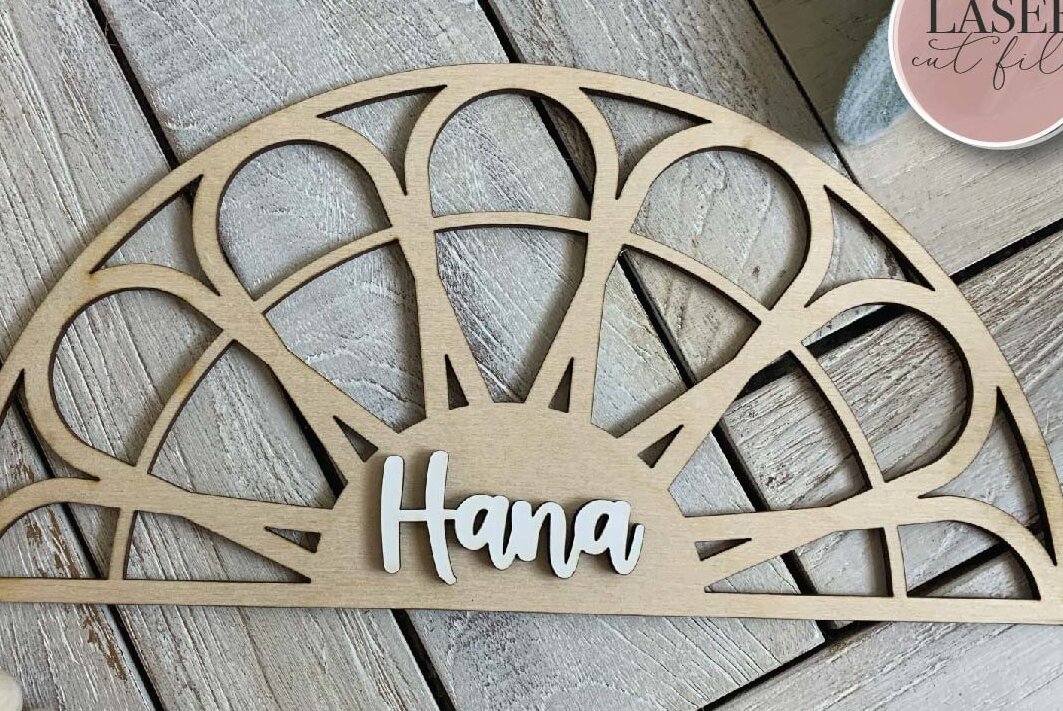 Intra απο ξύλο plywood 3mm-4mm πάχος Boho Name Δίασταση 8x8 cm INTRAFABR-70929494 - Image 4