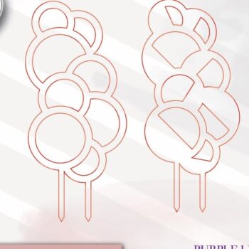 Intra απο ξύλο plywood 3mm-4mm πάχος Boho Plant Trellis Houseplant Stakes Δίασταση 4x4 cm INTRAFABR-72796980 - Image 2