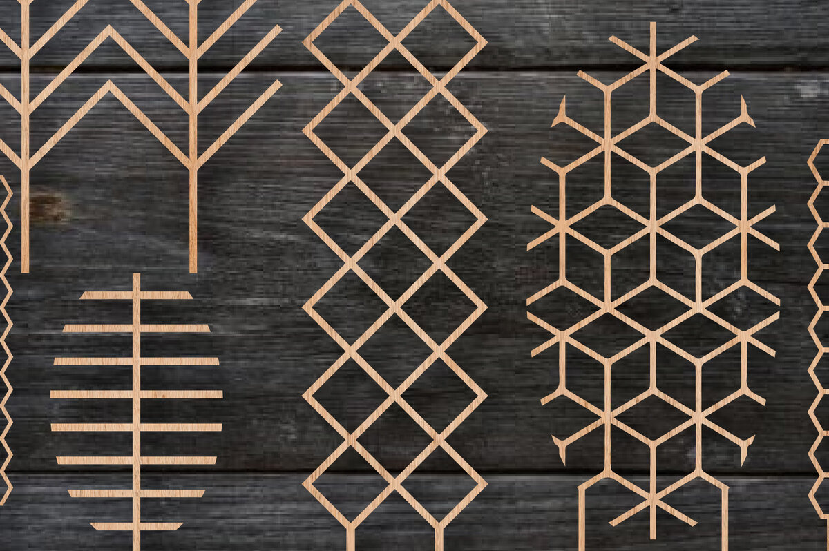 Intra απο ξύλο plywood 3mm-4mm πάχος Boho Plant Trellis Stakes φυτών εσωτερικού χώρου Δίασταση 15x15 cm INTRAFABR-26141290