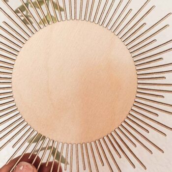 Intra απο ξύλο plywood 3mm-4mm πάχος Boho Sun Δίασταση 30x20 cm INTRAFABR-71444112 - Image 4