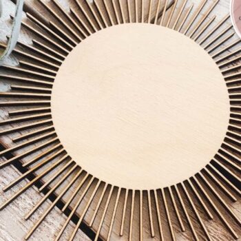 Intra απο ξύλο plywood 3mm-4mm πάχος Boho Sun Δίασταση 30x20 cm INTRAFABR-71444112 - Image 5