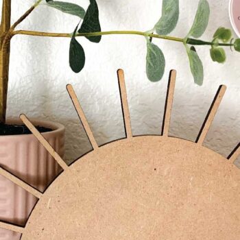 Intra απο ξύλο plywood 3mm-4mm πάχος Boho Sun Δίασταση 8x8 cm INTRAFABR-71443922 - Image 5