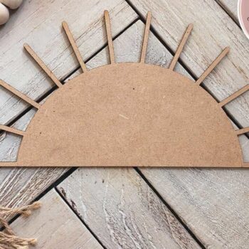 Intra απο ξύλο plywood 3mm-4mm πάχος Boho Sun Δίασταση 8x8 cm INTRAFABR-71443922 - Image 6