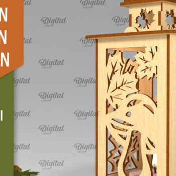 Intra απο ξύλο plywood 3mm-4mm πάχος Σχέδιο κοπής με λέιζερ διακόσμηση τοίχου Boho Δίασταση 30x20 cm INTRAFABR-103400062 - Image 1