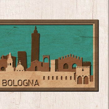 Intra απο ξύλο plywood 3mm-4mm πάχος Bologna Skyline , πολλαπλών στρώσεων Δίασταση 30x20 cm INTRAFABR-14911468 - Image 1