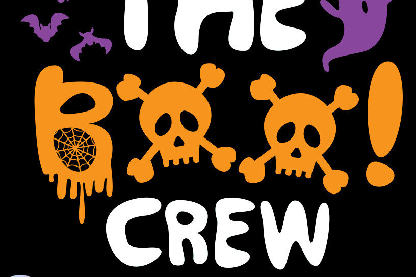 Intra απο ξύλο plywood 3mm-4mm πάχος Boo Crew , Halloween, the Boo Crew Δίασταση 15x15 cm INTRAFABR-81355251 - Image 3