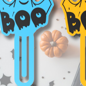 Intra απο ξύλο plywood 3mm-4mm πάχος Boo Ghost Halloween Bookmark | Κοπή χαρτιού Δίασταση 15x15 cm INTRAFABR-78557387