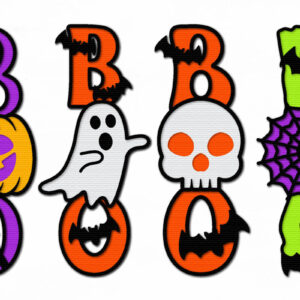 Intra απο ξύλο plywood 3mm-4mm πάχος Boo Sign Halloween  Δίασταση 15x15 cm INTRAFABR-106329696