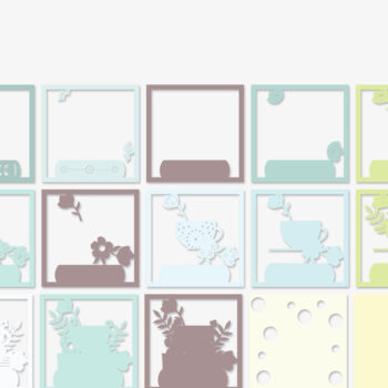 Intra απο ξύλο plywood 3mm-4mm πάχος Βιβλίο 3D Layered Reading Δίασταση 7x7 cm INTRAFABR-96656628 - Image 4