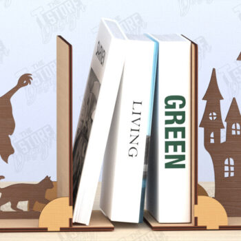 Intra απο ξύλο plywood 3mm-4mm πάχος Βιβλιοθήκη με λέιζερ | Πώμα βιβλίου | CNC Δίασταση 15x15 cm INTRAFABR-119955498 - Image 1