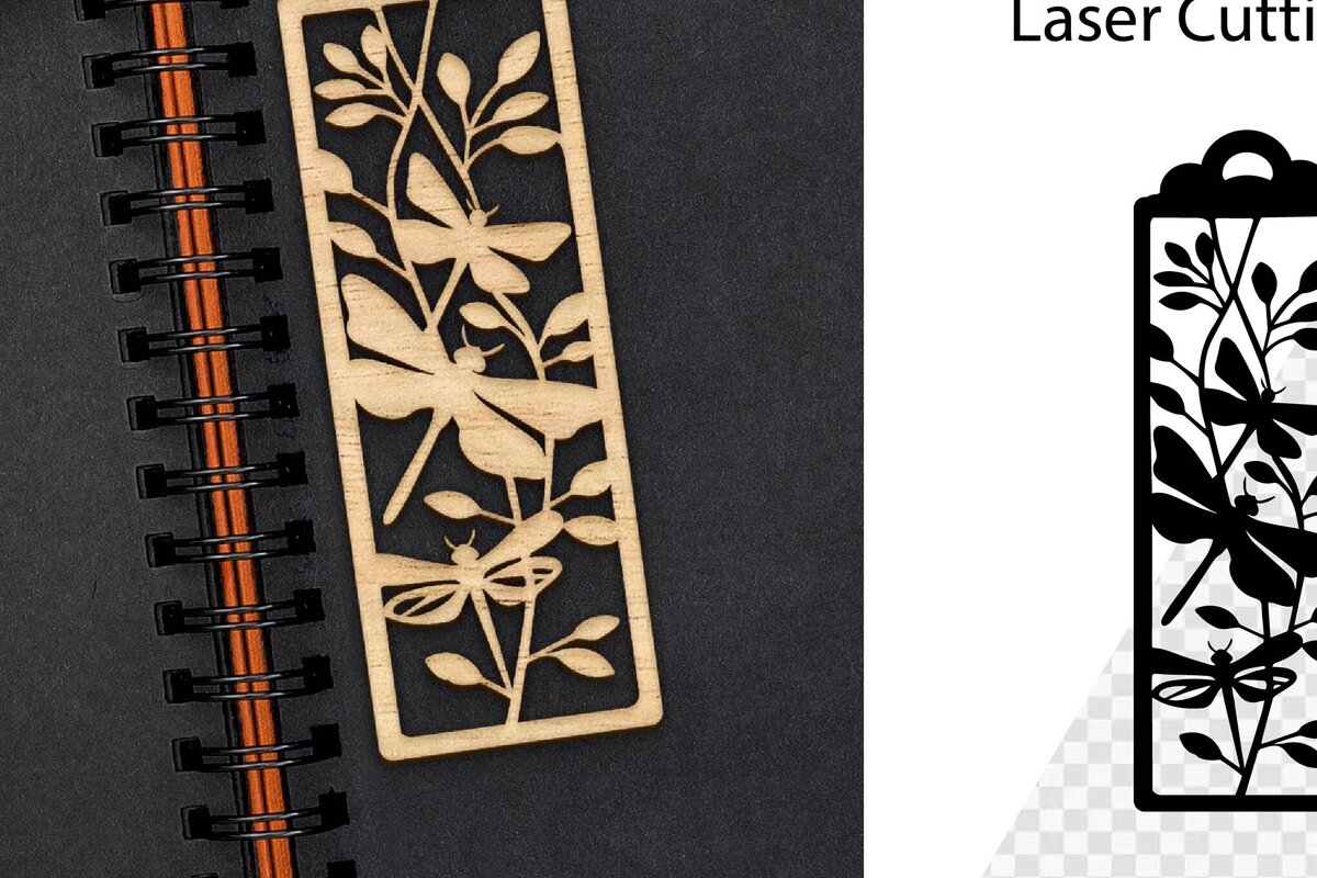 Intra απο ξύλο plywood 3mm-4mm πάχος Απο σελιδοδείκτης. Dragonfly Cut . Δίασταση 4×4 cm INTRAFABR-113405408