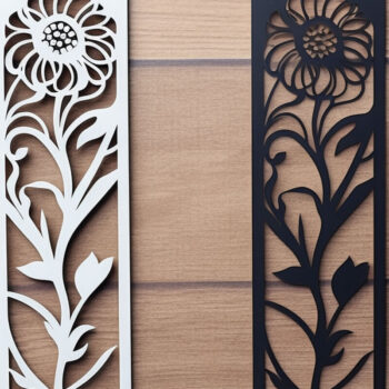 Intra απο ξύλο plywood 3mm-4mm πάχος Σελιδοδείκτης δέσμης Cut  Δίασταση 10x20 cm INTRAFABR-86538111 - Image 1