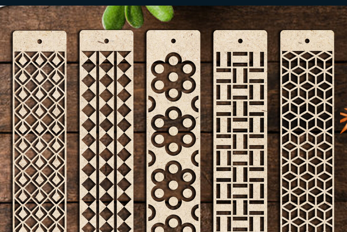 Intra απο ξύλο plywood 3mm-4mm πάχος Σελιδοδείκτης  Set Δίασταση 10×20 cm INTRAFABR-103862918