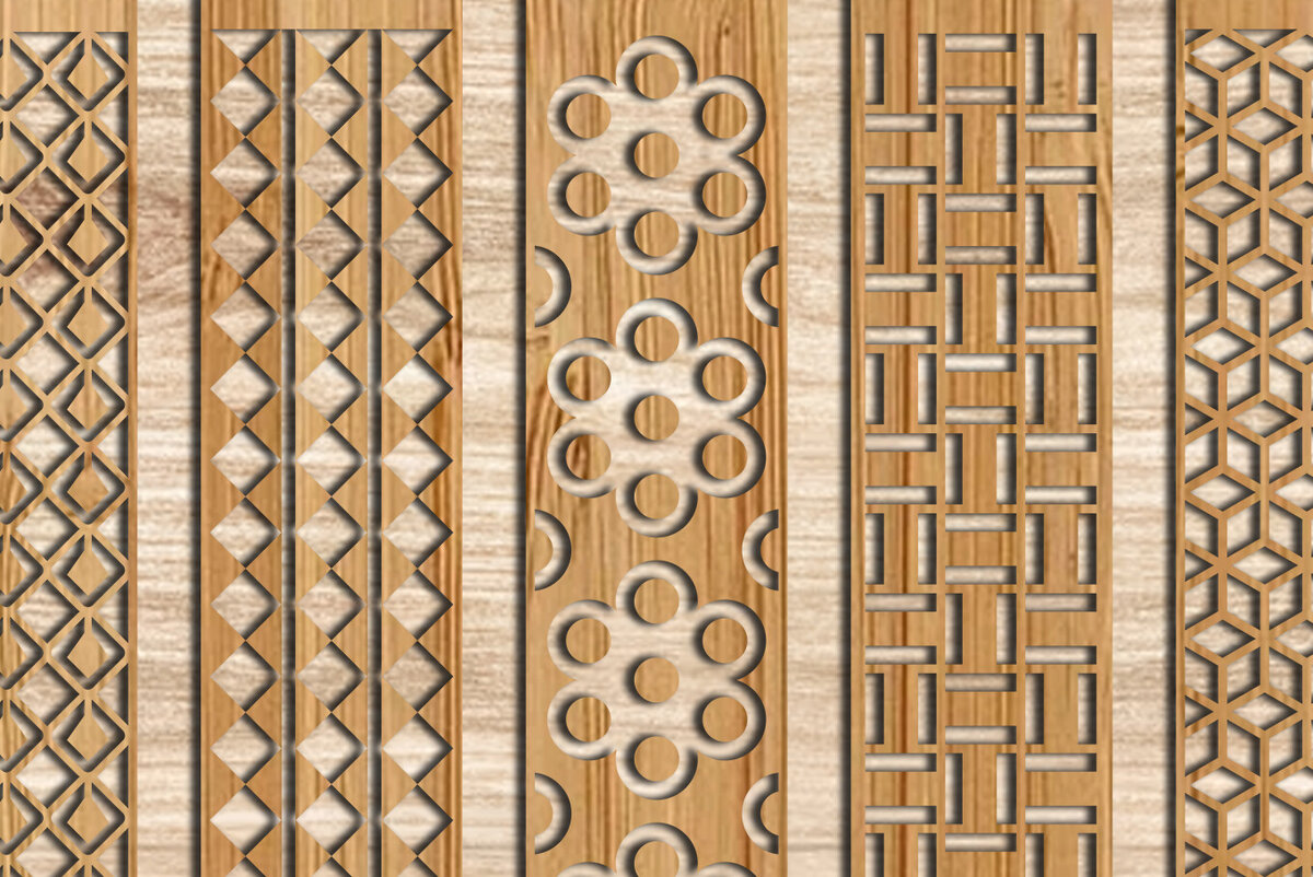 Intra απο ξύλο plywood 3mm-4mm πάχος Σελιδοδείκτης  Set Δίασταση 10x20 cm INTRAFABR-103862918 - Image 5