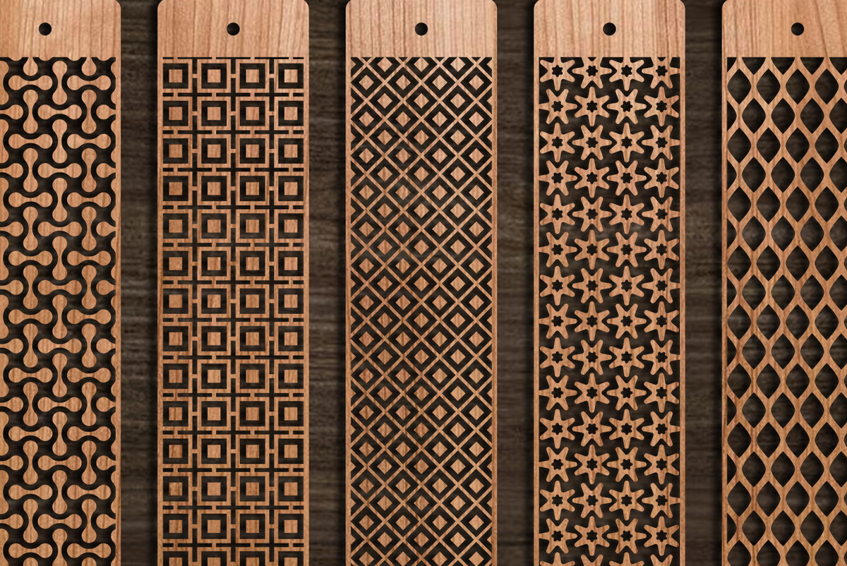 Intra απο ξύλο plywood 3mm-4mm πάχος Σελιδοδείκτης  Set Δίασταση 10x20 cm INTRAFABR-103890850 - Image 4