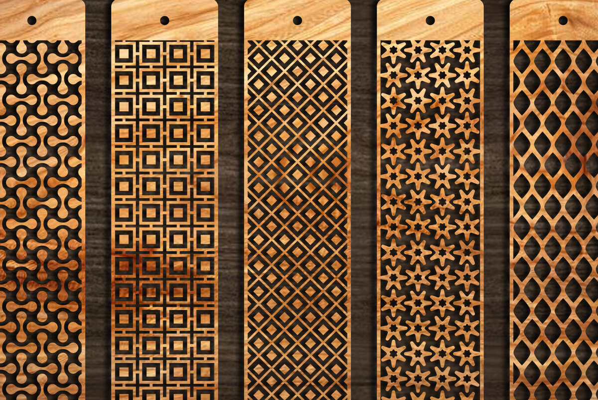 Intra απο ξύλο plywood 3mm-4mm πάχος Σελιδοδείκτης  Set Δίασταση 10x20 cm INTRAFABR-103890850 - Image 6