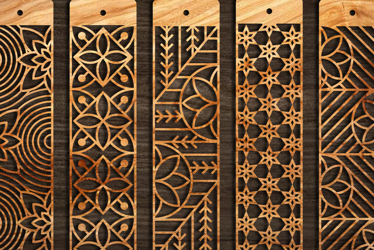 Intra απο ξύλο plywood 3mm-4mm πάχος Σελιδοδείκτης Set Δίασταση 15x15 cm INTRAFABR-103890947 - Image 6