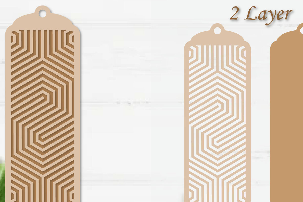 Intra απο ξύλο plywood 3mm-4mm πάχος Σελιδοδείκτης κοπής με λέιζερ με στρώσεις χαρτιού Δίασταση 10x20 cm INTRAFABR-94225717 - Image 1